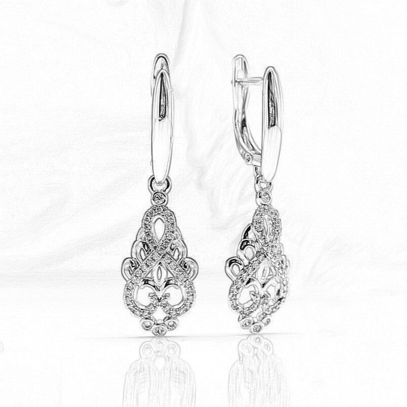 Micro Set Zircon Fashion Earrings