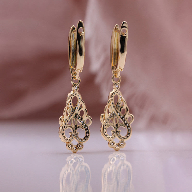 Micro Set Zircon Fashion Earrings