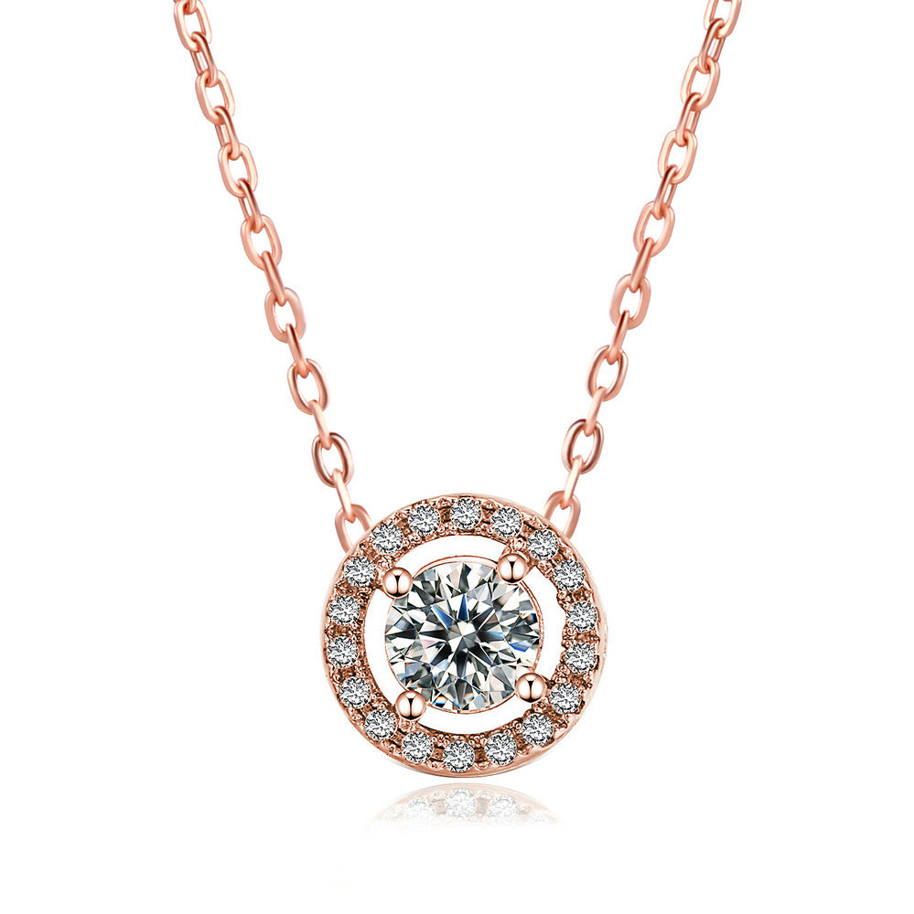 Zircon micro-set pendant