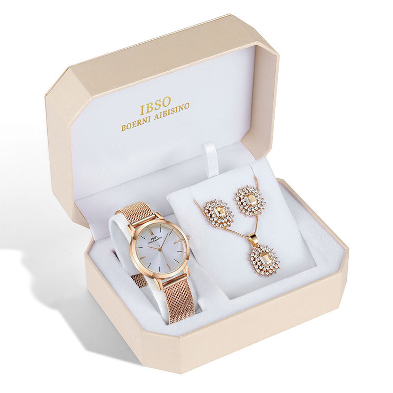 New watch jewelry set