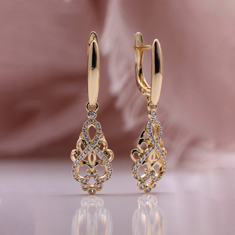 Micro Set Zircon Fashion Earrings