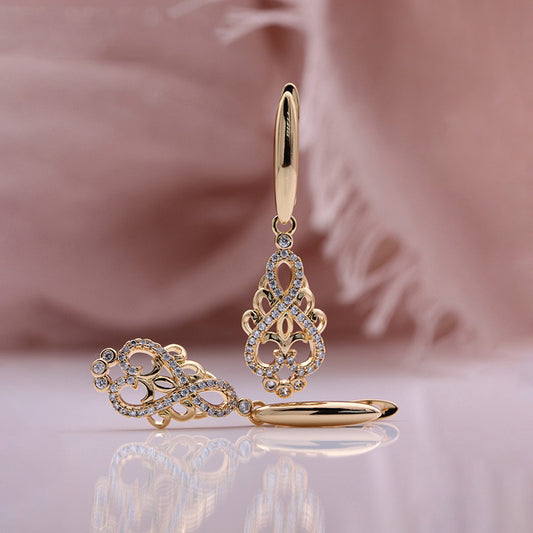 Micro Set Zircon Fashion Earrings