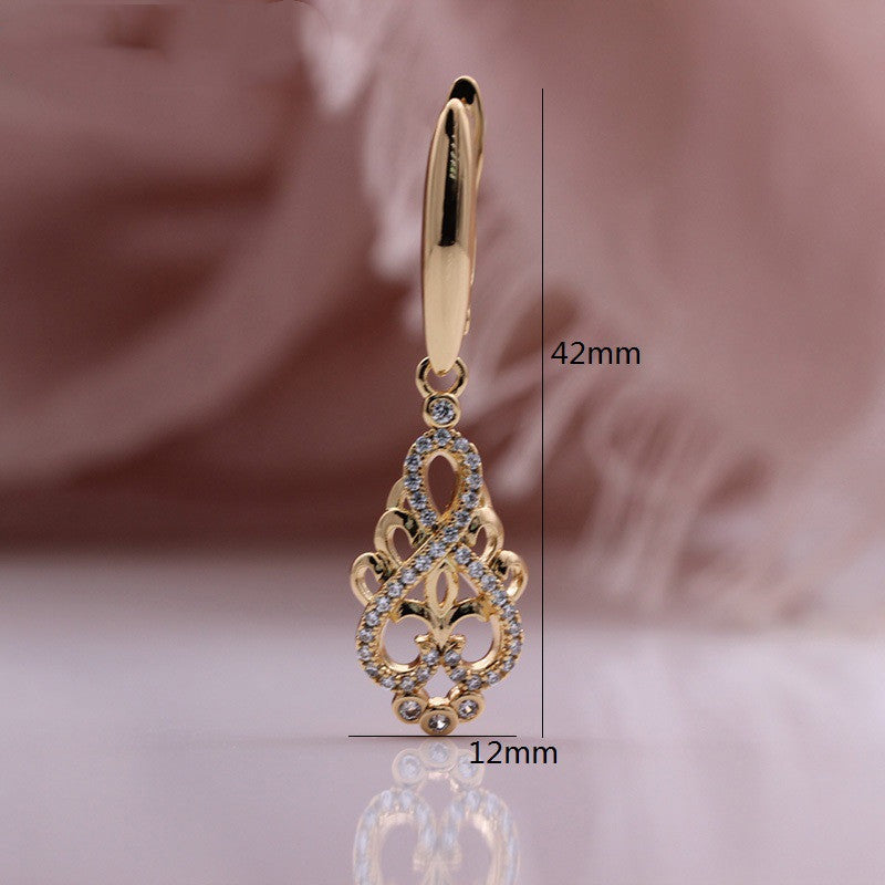 Micro Set Zircon Fashion Earrings